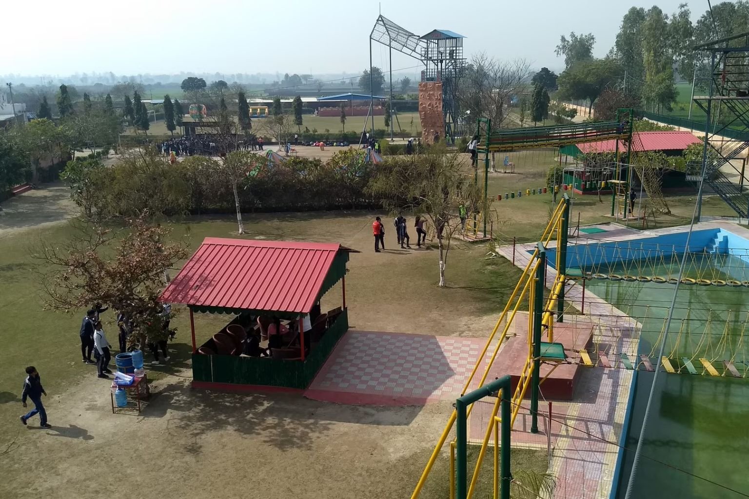 Camp Deva adventure park in the Alipur belt of North Delhi