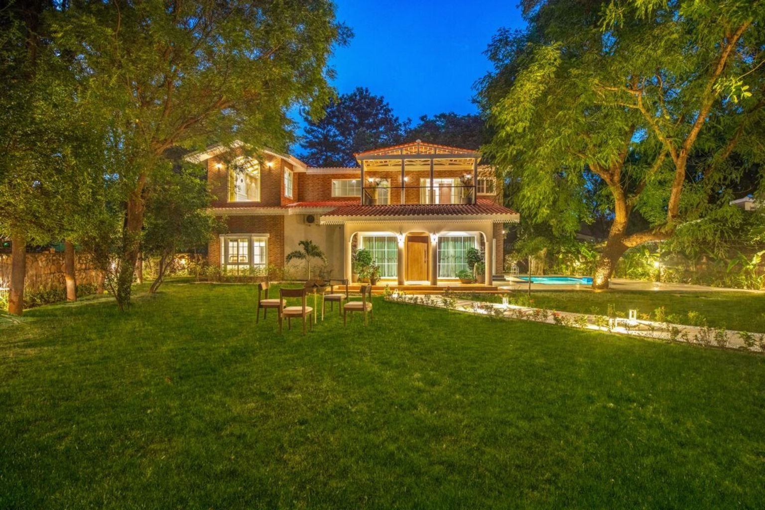 Elivas Varsha Greens villa in Manesar with green open surroundings