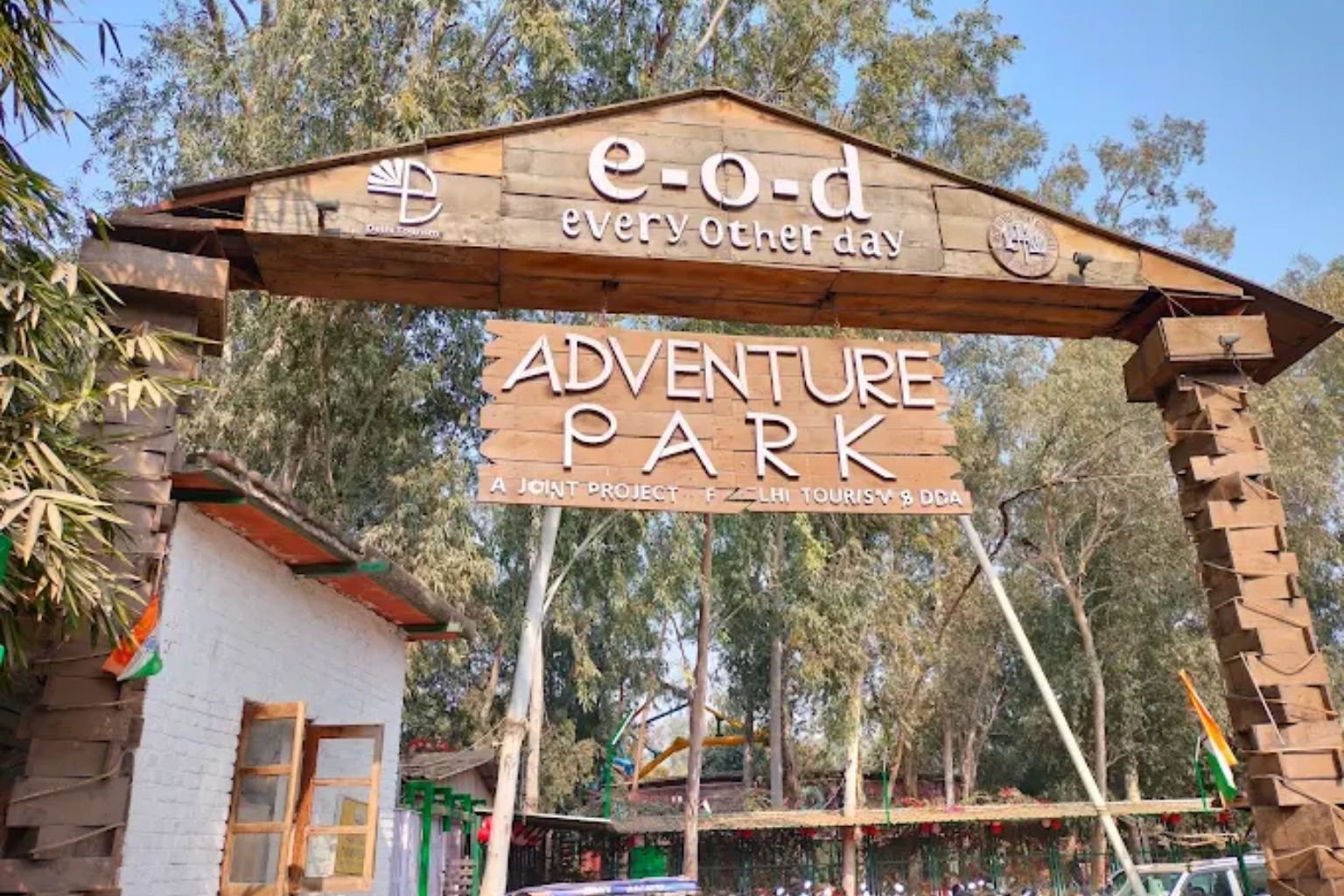 EOD Adventure Park at Sanjay Lake in Mayur Vihar, New Delhi