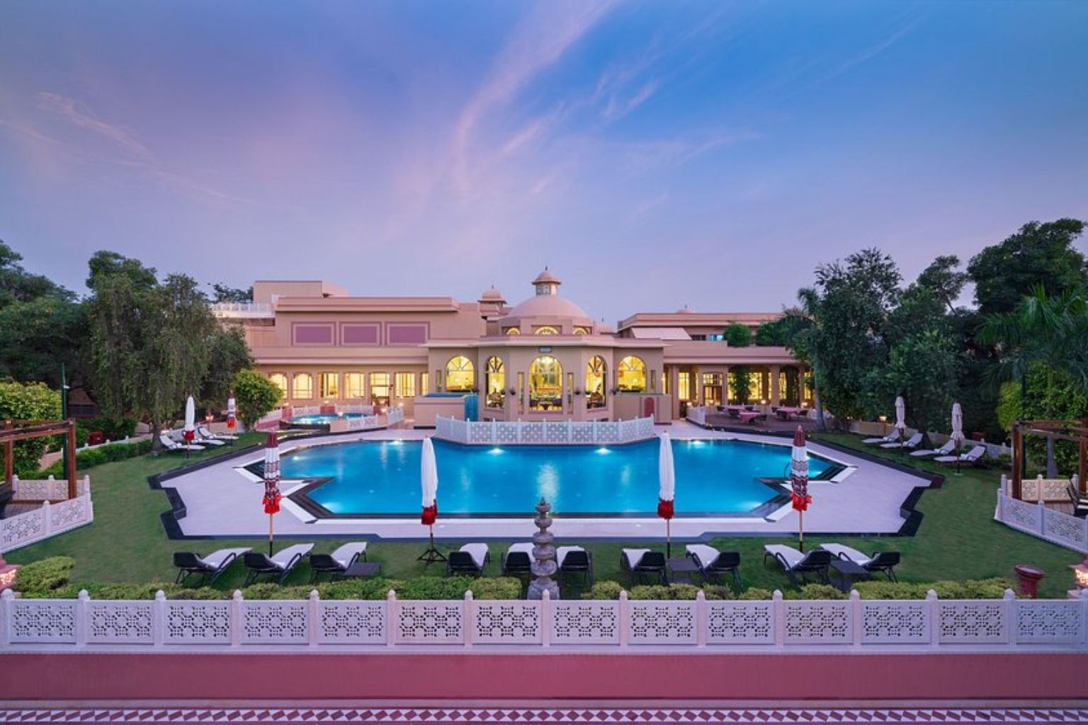 Heritage Village Resort & Spa Manesar wedding venue with landscaped grounds