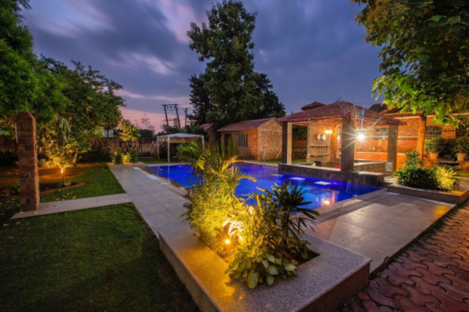 Sim Bliss Farm farmhouse in Manesar