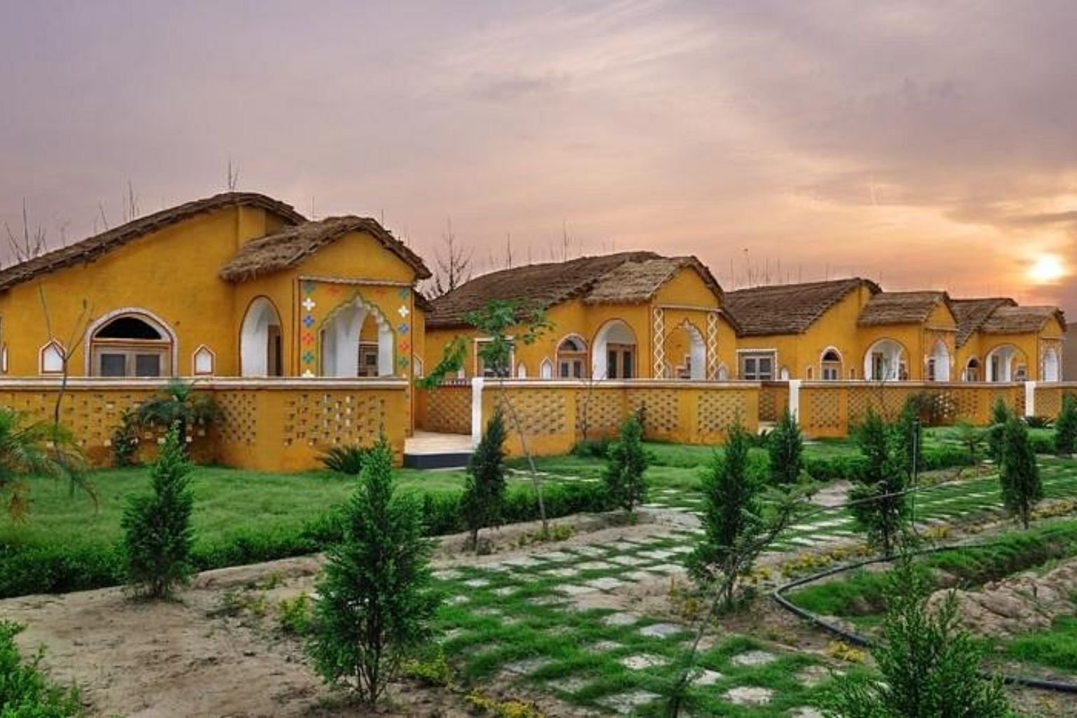 Thakran Farms and Dhani village theme picnic farm on Malpura Road, Gurugram