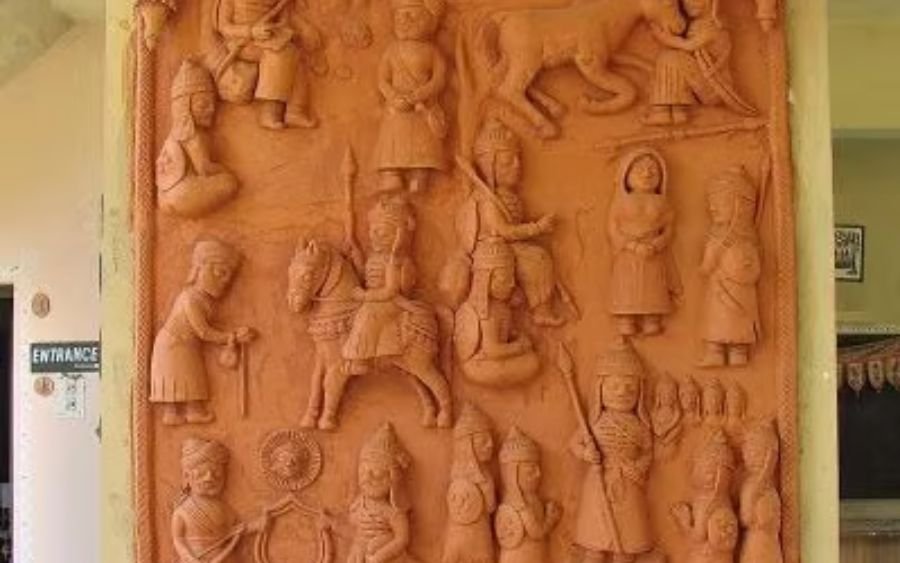 Urusvati Museum of Folklore at Shikohpur near Manesar, with folk art displays